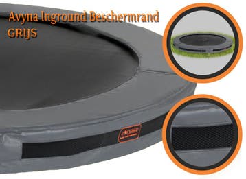 Universele InGround Trampoline Rand HD Ø365 - Grijs, Ophalen of Verzenden, Nieuw