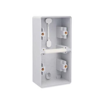 Niko New Hydro onderbak opbouw dubbel grijs IP55 zonder, Ophalen of Verzenden, Nieuw