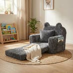 Compacte Kinderbank Grijs | Multifunctioneel | Beste Prijs, Overige materialen, Eenpersoons, Minder dan 75 cm, Nieuw