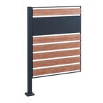 [en.casa] Containerombouw Uusikaupunki 120x83x11 cm antracie, Verzenden, Nieuw