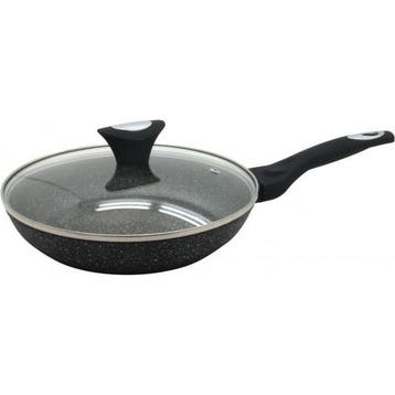 Klausberg KB-7041 koekenpan met marmer coating Ø28 cm zwart, Ophalen of Verzenden, Nieuw