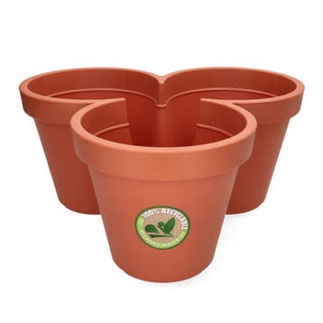 Stapelbare bloempot | Ecken & Kanten | 41.5 x 44 x 20 cm, Verzenden, Nieuw
