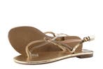 Mia & Jo Sandalen in maat 40 Goud, Overige kleuren, Verzenden, Sandalen of Muiltjes, Zo goed als nieuw