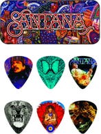 Santana blikje met medium plectrums officiële merchandise, Verzamelen, Ophalen of Verzenden, Nieuw, Gebruiksvoorwerp