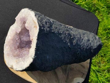 Grote amethistentunnel geode, uniek, één geologische pracht, Verzamelen