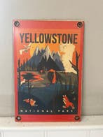 Emaille bord – Yellowstone National Park – vintage USA, Antiek en Kunst