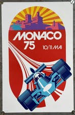 Retro Graphics - Grand Prix d’Europe Monaco 1975 | A.I.P.