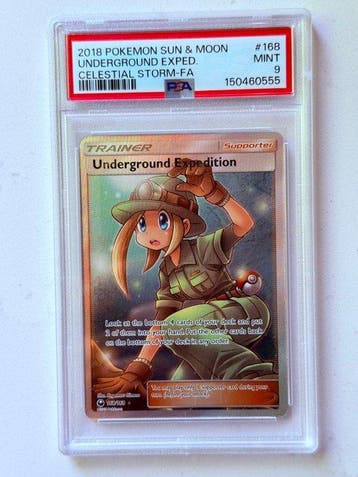 Pokémon - 1 Graded card - Underground Expedition #168 Full, Nieuw