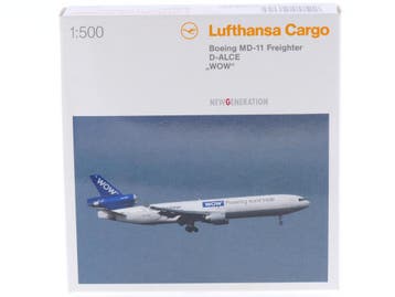 Schaal 1:500 Herpa 506045 Lufthansa Cargo Boeing MD-11 Fr..., Ophalen of Verzenden, Zo goed als nieuw