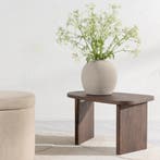 *WOONWINKEL* Kleine Organische Salontafel Mocca, Huis en Inrichting, Tafels | Salontafels, Verzenden, Nieuw
