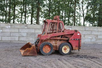 Veiling: Schranklader Bobcat S510 Diesel, Ophalen, Wiellader of Shovel