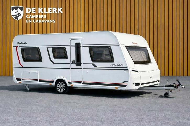 Dethleffs NOMAD 510 LE, Caravans en Kamperen, Caravans, 1250 - 1500 kg, tot en met 4, 7 tot 8 meter, Dethleffs, Ophalen