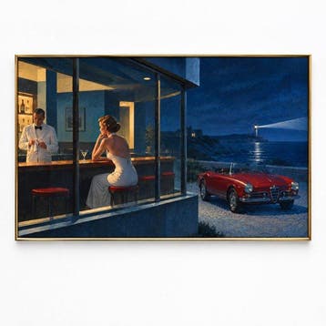 Le Yack - One Martini, One Lighthouse - Hand signed