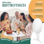 Statafel - Bartafel - Partytafel - 70 cm- Wit - KESSER®, Caravans en Kamperen, Verzenden, Zo goed als nieuw