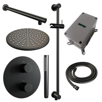 Brauer Black Edition Thermostatische Regendoucheset Inbouw -, Ophalen of Verzenden, Nieuw