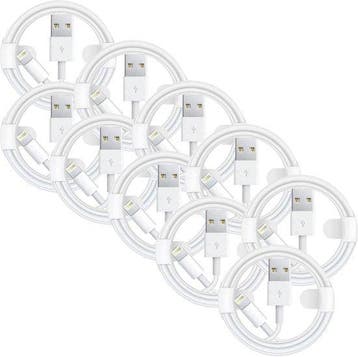 Lightning oplaadkabel – Geschikt voor iPhone & iPad – USB-A, Ophalen of Verzenden, Nieuw
