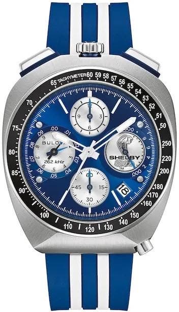 Bulova 98B452 Archive Shelby Racer Limited Edition horloge, Overige merken, Staal, Verzenden, Polshorloge