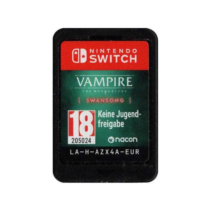 Switch Vampire: The Masquerade Swansong, Spelcomputers en Games, Spelcomputers | Nintendo Switch, Zo goed als nieuw, Verzenden