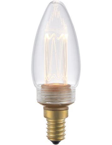 SPL LED Vintage Kaarslamp E14 2.5W 65lm 2000K Helder Dimb..., Ophalen of Verzenden, Nieuw