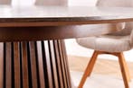 Uitschuifbare eettafel VALHALLA WOOD 120-160-200cm gerookt, Ophalen of Verzenden, Nieuw