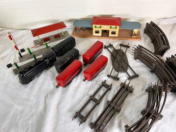 Marx - Speelgoed trein New York Central set met Pullman