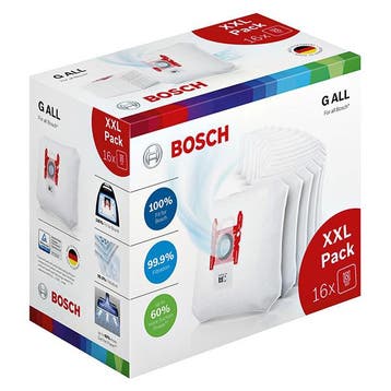 Bosch type G All stofzuigerzakken XXL 16 zakken, origineel, Verzenden, Nieuw, Bosch