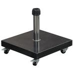 AVH parasolvoet 60 kg met 4 wielen donker zwart graniet, Ophalen of Verzenden, Nieuw