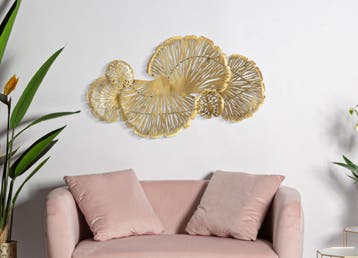 WANDDECORATIE IRIS VERTICALE CM 115X5X64, Ophalen of Verzenden, Nieuw