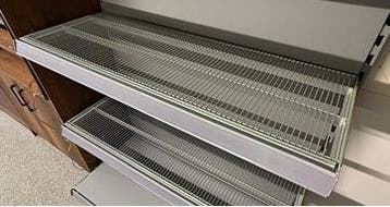 Extra Draadlegbord / Schap set 100 x 47cm, grijs, Gebruikt