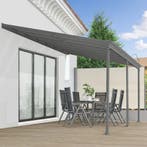 Terrasdak / Overkapping - Borneo - 5 x 3 m - Grijs, Tuin en Terras, Overkappingen, Verzenden, Nieuw