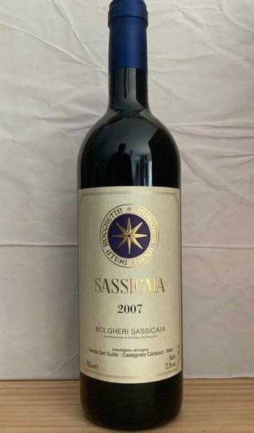 2007 Tenuta San Guido, Sassicaia - Bolgheri DOC - 1 Flessen, Nieuw