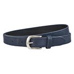 Landley Dames Riem Leer Gestikt - 2,5 cm - Blauw - 95, Kleding | Dames, Riemen en Ceinturen, Verzenden, Nieuw, 100 cm of meer