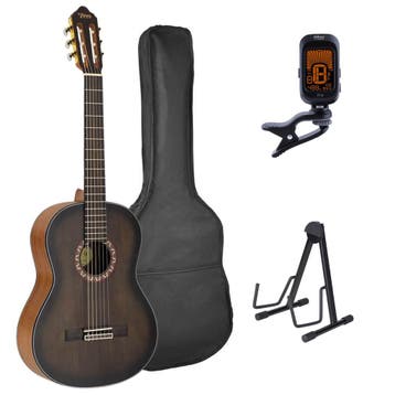 Valencia VC404HSB Klassieke Gitaar 4/4 Brown Sunburst Satin, Ophalen of Verzenden, Nieuw