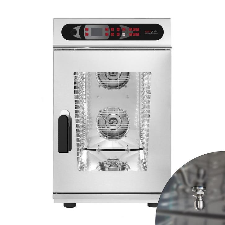 GGM Gastro | Elektrisch-Combisteamer - Digitaal - 10x GN 1/1, Huis en Inrichting, Keuken | Servies, Effen, Verzenden