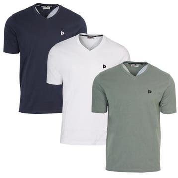 Donnay Donnay Heren - 3-Pack - V-neck T-Shirt Berno - Navy /, Verzenden, Nieuw