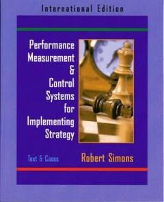 Performance Measurement and Control Systems for Implementing, Boeken, Verzenden, Gelezen, Simons Robert