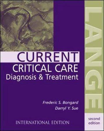 Current Critical Care Diagnosis and Treatment 9780071212069, Verzenden, Gelezen, Frederic Bongard