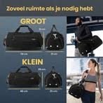 2dekans | Heldenwerk Sporttas met schoenenvak en -, Ophalen of Verzenden, Zo goed als nieuw, Zwart