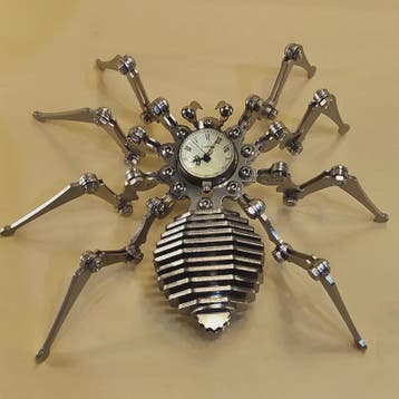 Unieke Steampunk Spin Tijdmodel - Metalen Handgemaakt Decora