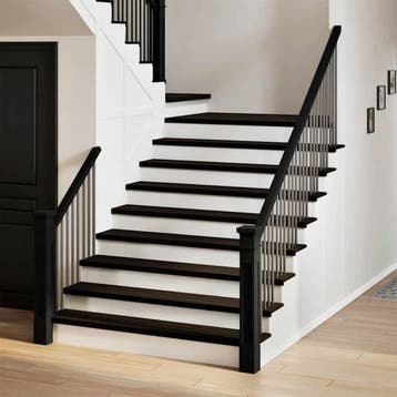 vidaXL Traptreden 2 st 120x30x2 cm massief eikenhout, Verzenden, Nieuw