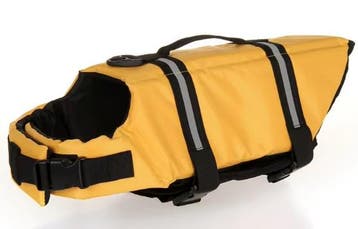 Zwemvest voor honden  Geel - ALLEEN M (Zwemvesten), Ophalen of Verzenden, Nieuw, Hondenzwemvest