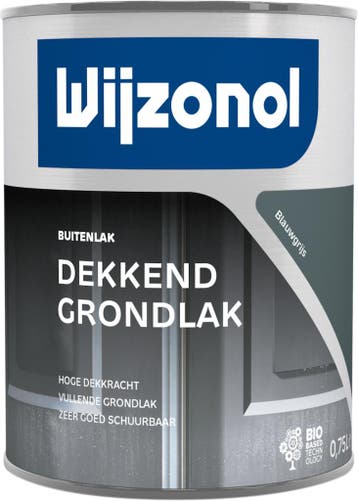 Wijzonol Dekkend Grondlak Blauwgrijs 750 ml, Ophalen of Verzenden, Nieuw