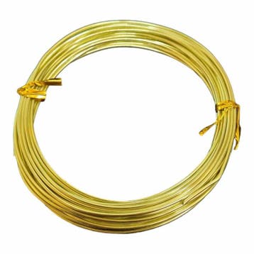 Aluminium draad 1,5mm dik, 6m per rol  Lime, Ophalen of Verzenden, Nieuw, Draad