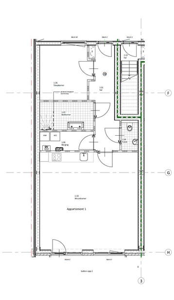 Appartement Burgemeester van der Schansstraat in Andel, Noord-Brabant, Andel, Appartement