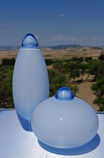 Vaas (2) - Vaso Murano Glass - Murano, Antiek en Kunst
