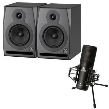 Devine RX-5A studio monitoren (set van 2) + Devine M-Mic PRO, Audio, Tv en Foto, Verzenden, Nieuw