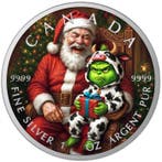 Canada. 5 Dollars 2025 Santa & Grinch 1 oz