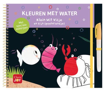 Boek: Kleuren met water. Klein wit visje - (als nieuw), Verzenden, Zo goed als nieuw