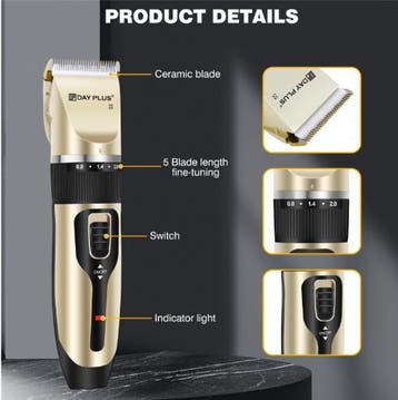Draadloze Hondentondeuse –Geluidsarme Trimmer Set Kat en Hon, Dieren en Toebehoren, Honden-accessoires, Verzenden, Nieuw