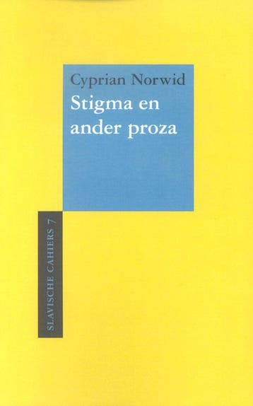 Stigma En Ander Proza | Cyprian Norwid | Nieuw, Ophalen of Verzenden, Nieuw, Cyprian Norwid
